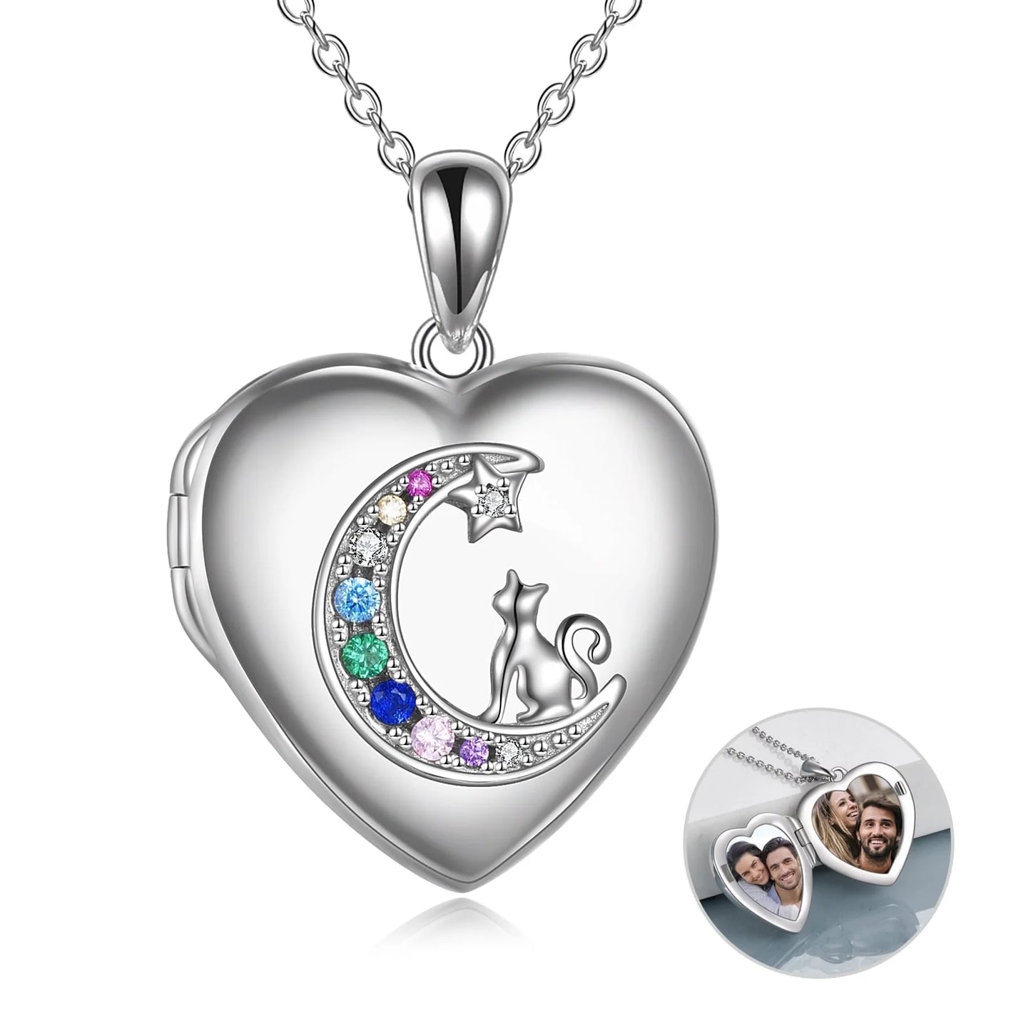 Mothers Day Gifts for Mom Sunflower Heart Lockets Necklace That Holds Pictures for Women Photo Necklace You Are My Sunshine Mother'S Day Gifts